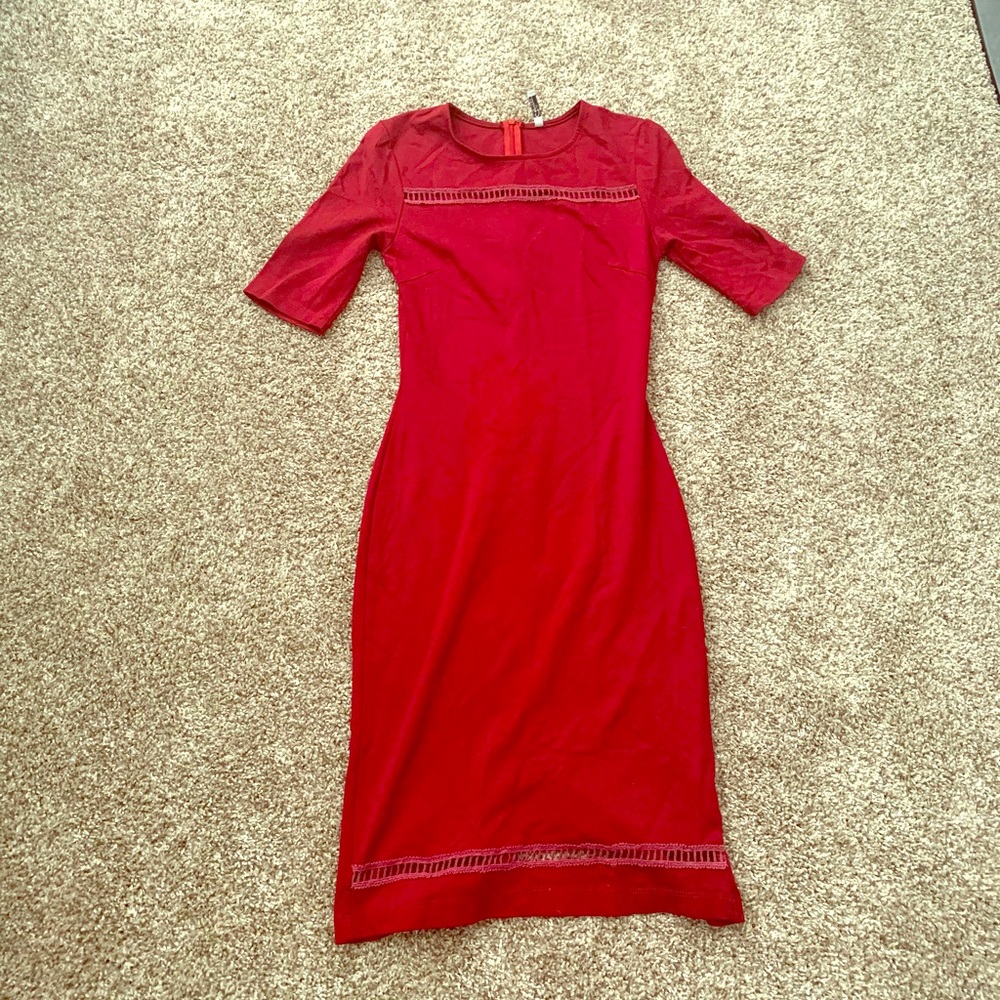 Burgundy Dress